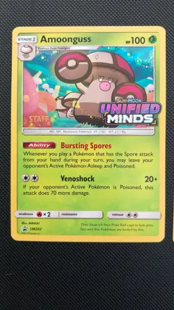 Sun & Moon Unified Minds Staff Card Pack - Complete Set Of 4 Pokemon TCG - Image 3