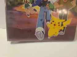 Vintage 1999 Plymouth 3 Ring School, Card Binder Nintendo Pokemon Pikachu Ash - Image 3