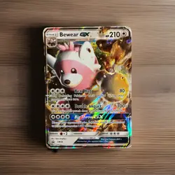 Bewear GX Holo Rare Pokemon Trading Card Game - Image 1