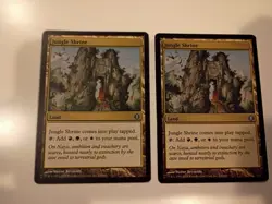 2x Jungle Shrine (NM) #226 Shards of Alara MTG Magic the Gathering - Image 1