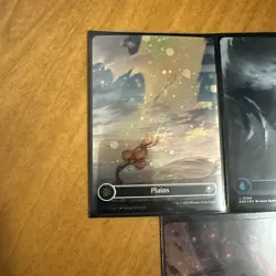 MTG EOE Galaxy Foil Land Set Plains Island Swamp Mountain Forest Pack Fresh - Image 2