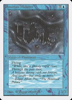 MTG Phantom Monster Unlimited Edition Uncommon NM - Image 1