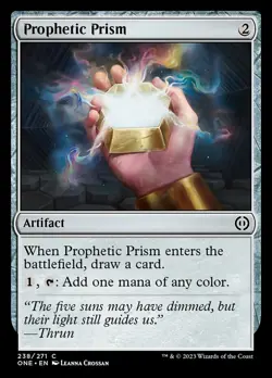 Prophetic Prism - Foil Light Play, English Magic the Gathering MTG Phyrexia: All - Image 1