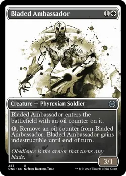 Bladed Ambassador - Foil - Showcase Light Play, English Magic the Gathering MTG - Image 1