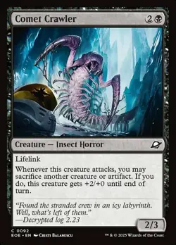 Comet Crawler Light Play, English Magic the Gathering MTG Edge of Eternities - Image 1