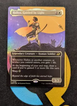 Haliya, Guided by Light Foil Borderless Rare Edge of Eternities EOE 289 MTG - Image 1