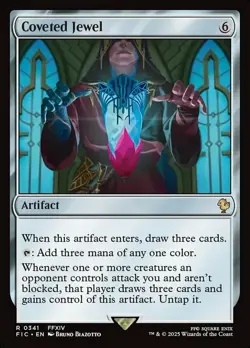 Coveted Jewel Light Play, English Magic the Gathering MTG Commander: Final Fanta - Image 1