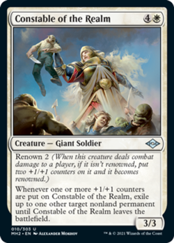 Constable of the Realm - Foil Light Play, English Magic the Gathering MTG Modern - Image 1