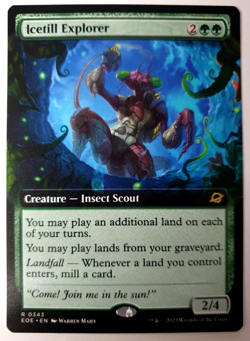 MTG Edge of Eternities - Icetill Explorer - Extended Rare - 0343 NM - Image 1
