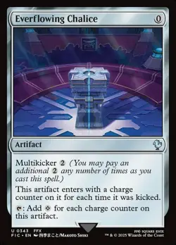 Everflowing Chalice Light Play, English Magic the Gathering MTG Commander: Final - Image 1