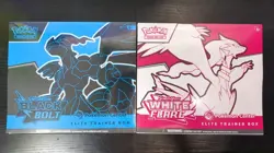 Pokemon Center Exclusive Black Bolt and White Flare ETB Elite Trainer Box Bundle - Image 1