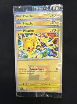 Pikachu “Winner” Promo 2025 World Championships SVP EN 225 Pokemon Pack Of 3 - Image 1