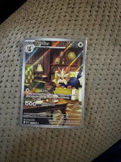 Herdier 155/086 Pokemon White Flare Illustration Rare Full Art English TCG 2025 - Image 1