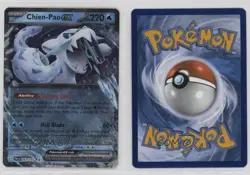 Chien-Pao ex Pokemon SV02: Paldea Evolved #061 0v2k - Image 3