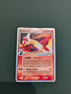 Pokemon Cards: EX Dragon Frontiers Rare Holo: Latias EX 95/101 Creased HP - Image 1