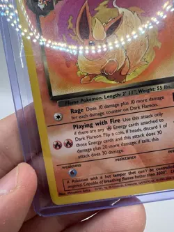 DARK FLAREON 35/82 TEAM ROCKET REGULAR POKEMON TCG LP/NM - Image 4