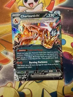 Charizard ex Scarlet & Violet Black Star Promo #196 Near Mint Pokemon Card - Image 1