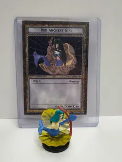 Yu-Gi-Oh Dungeon Dice Monsters - Figure & Card - Red Archery Girl - Image 1