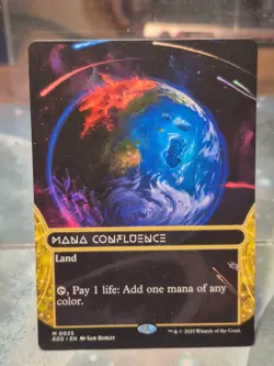 M 0025 Mana Confluence STELLAR SIGHTS BORDERLESS Edge of Eternities MTG Card - Image 1