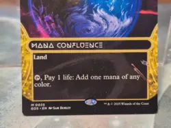 M 0025 Mana Confluence STELLAR SIGHTS BORDERLESS Edge of Eternities MTG Card - Image 2