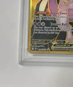 2025 POKEMON DRI EN-DESTINED RIVALS HYPER RARE TEAM ROCKET'S MEWTWO EX PSA 10 - Image 4