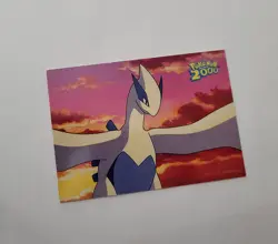 Pokemon Topps Lugia Checklist Pokemon the Movie 2000 Blue Logo Trading Card - Image 1