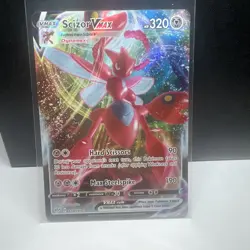 Scizor Vmax 119/189 Darkness Ablaze NM Full Art Ultra Rare Pokemon Card - Image 1