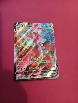 Scizor Vmax 119/189 Darkness Ablaze NM Full Art Ultra Rare Pokemon Card - Image 1
