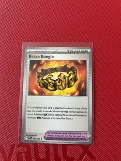 Brave Bangle 080/086 Trainer Card Pokemon TCG White Flare - Image 1