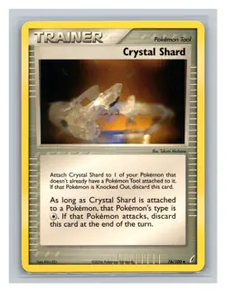 Crystal Shard #76/100 Crystal Guardians Pokemon Card TCG - Image 1