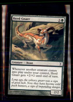 Magic: The Gathering Herd Gnarr Time Spiral 200/301 Common Non Hol 5 Card Lo - Image 1
