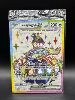 TERAPAGOS ex SVP 165 Scarlet & Violet Promo Pokemon Card NM Factory Sealed - Image 1