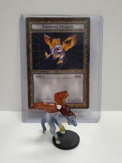 Yu-Gi-Oh Dungeon Dice Monsters - Figure & Card - Firewing Pegasus - Image 1