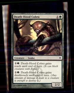 Magic: The Gathering Death-Hood Cobra New Phyrexia 108/175 Common 4 Card Lo - Image 1