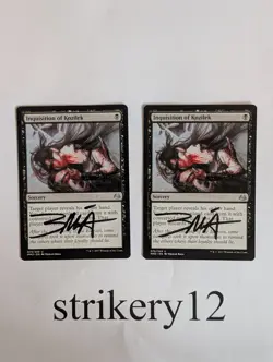 2x Inquisition of Kozilek - MM17 - Signed by Artist - MTG - Image 1