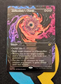 Archenemy's Charm Foil Borderless Rare Edge of Eternities EOE 088 MTG - Image 1