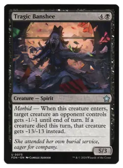 MTG Tragic Banshee | #73 Foundations | English - Image 1