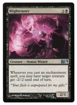 MTG Blightcaster | #86 Magic 2014 | English - Image 1