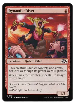 MTG Dynamite Diver | #123 Aetherdrift | English - Image 1
