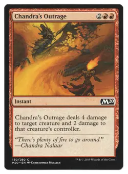 MTG Chandra's Outrage | #130 Core Set 2020 | English - Image 1
