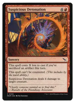 MTG Suspicious Detonation | #145 Murders at Karlov Manor | English - Image 1