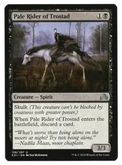 MTG Pale Rider of Trostad | #128 Shadows over Innistrad | English - Image 1