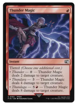 MTG Thunder Magic | #165 Final Fantasy | English - Image 1