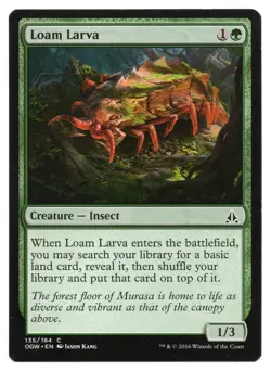 MTG Loam Larva | #135 Oath of the Gatewatch | English - Image 1