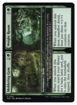 MTG Moldering Gym // Weight Room | #190 Duskmourn: House of Horror | English - Image 1