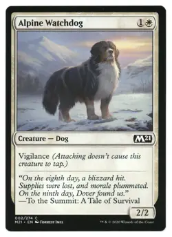 MTG Alpine Watchdog | #2 Core Set 2021 | English - Image 1