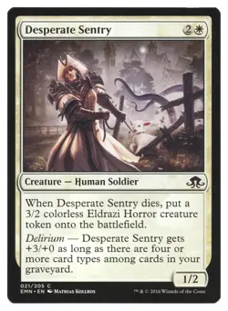MTG Desperate Sentry | #21 Eldritch Moon | English - Image 1