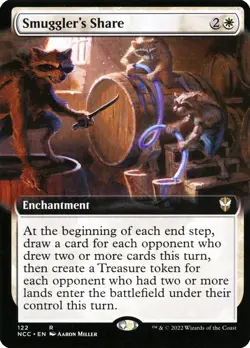 Smuggler's Share Extended Art New Capenna Commander NM MTG - Image 1