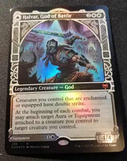 Halvar, God Of Battle - Foil - Showcase - KHM - MTG - EN - NM - 299 - Image 1