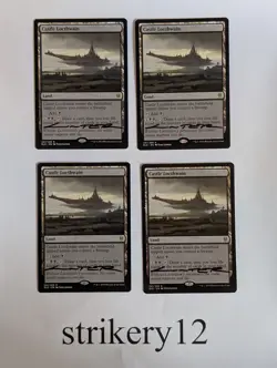 4x Castle Locthwain - Throne of Eldraine - Signed by Artist - MTG - Image 1